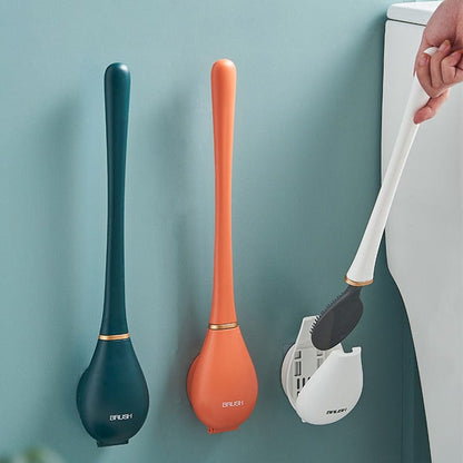 💥Christmas Sale 49% OFF🚽Modern Home Flexible Silicone Toilet Brush ✨The smartest home upgrade! Reaches every corner effortlessly🌟