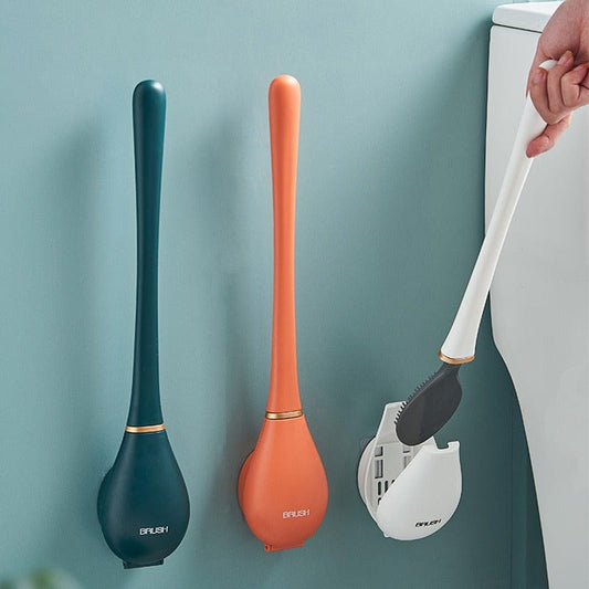 💥Christmas Sale 49% OFF🚽Modern Home Flexible Silicone Toilet Brush ✨The smartest home upgrade! Reaches every corner effortlessly🌟
