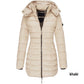 Winter women's mid-length padded jacket warm  hooded jacket【FREE SHIPPING】