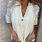 💐Spring Sale- 49% OFF!🔥Women’s Solid One Button Knitted Top