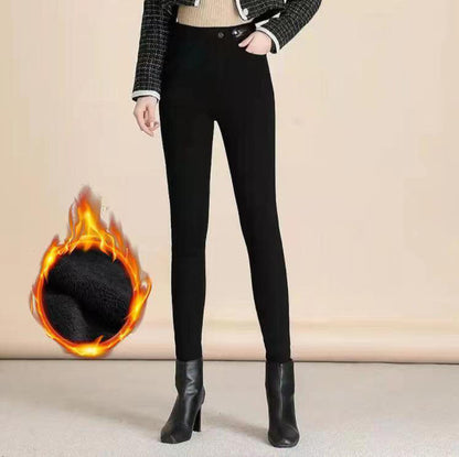 ⚡Black Friday Flash Deal! 💕Women's High Waist Slim Stretch Warm Skinny Jeans🔥 Direct 49% Off,Grab It Now or Regret Later!