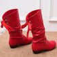 ⏳Women's Lace-Up Chunky Heel Mid-Calf Boots