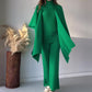 Women's High Stretch Knit Solid Color 3-Piece Set