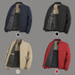 Men's modern warm winter jacket with zip pocket