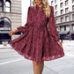 💃Ladies' long-sleeved dress with jacquard print