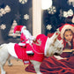 🐕Dog Christmas Clothes Santa Claus Riding Deer 🎄