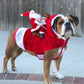 🐕Dog Christmas Clothes Santa Claus Riding Deer 🎄