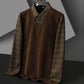 👔Men's Fake Two Piece Lapel Knitted Sweater