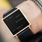 ⌚Men's Waterproof Square Electronic Watch with Steel Band
