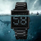 ⌚Men's Waterproof Square Electronic Watch with Steel Band
