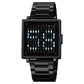 ⌚Men's Waterproof Square Electronic Watch with Steel Band