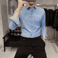 🎅Xmas Sales - 49% OFF🎄Men's Slim-Fit Striped Long-Sleeve Shirt