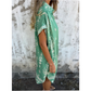 💕Spring New Arrival💕Loose-Fit Printed Short Sleeve Dress with Pockets