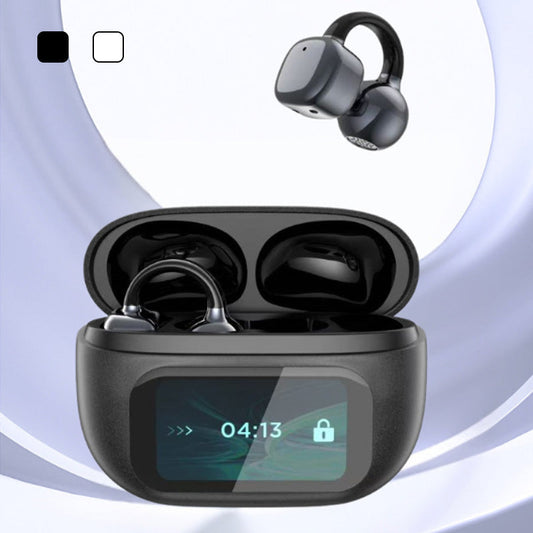 🔥🎧  Limited Time 50% OFF🌐 ✨Ear Clip-on Smart Color Screen Intelligent Translation Headset | Smart Ear Wear for Travel & Business✅