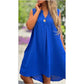 🌸Spring Specials🌸 Solid Color Sleeveless V-Neck Dress with Button Decoration