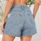 🩳 LIMITED-TIME 50% OFF! ✨ Women's High-Waist Denim Shorts – Loose Fit, 4 Pockets, 3 Colors ☀️