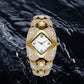⏳ Limited time 49% off! 💥Women's Retro Quartz Watch with Sparkling Rhinestones