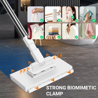 🔥Last Day Only 9.99🔥The Disposable Clamp Mop | Versatile Wet & Dry Home Cleaner