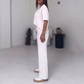 🌸New Arrival 50%OFF💖 ✨Trending Now ✨Chic Women's 2-Piece Outfit – Comfy Top & Matching Pants