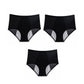 Plus Size High Waist Leak Proof Ice Silk Panties