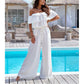 🌺New Arrival🍑Women’s Off Shoulder Ruffle Jumpsuit