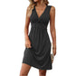 🎀Women's V-neck Front Knotted Sleeveless Dress🎗️