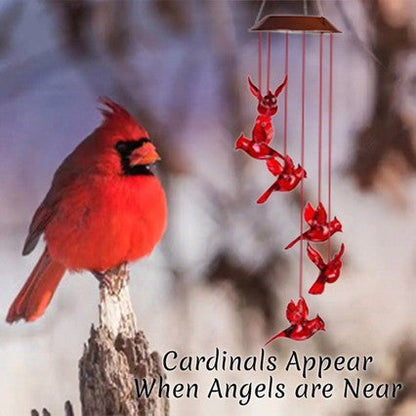 🦋 Enhance Your Garden - ✨Creative Bird Design Solar Wind Chimes