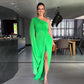 ⏳Time-limited Special⏰Women's Elegant Off-Shoulder Slit Maxi Dress👗