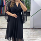 Women’s Elegant V-Neck Dress