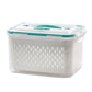 🔥Summer Hot Sale 49％ OFF💝2 in 1 Draining Fresh-Keep Food Container