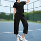 🏃‍♀️Outdoor Quick-Dry Top & Capri Pants Set