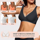 ⏰Limited Special Price ￡9.99!!!👙Deep V Plunge Push-up Wirefree Seamless Bra