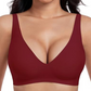 ⏰Limited Special Price ￡9.99!!!👙Deep V Plunge Push-up Wirefree Seamless Bra