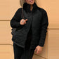 Women's Knit Patchwork Puffy Jacket