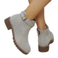 🎁 Hot Sale 49% OFF 🔥Women's Solid Elastic Low Heel Ankle Boots
