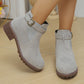 🎁 Hot Sale 49% OFF 🔥Women's Solid Elastic Low Heel Ankle Boots