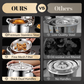 🔥Hot Sale 49% 0FF🔥Stainless Steel Lard Container with Lid and Strainer