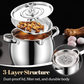 🔥Hot Sale 49% 0FF🔥Stainless Steel Lard Container with Lid and Strainer