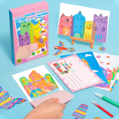 🎅20Pcs DIY Rainbow Scratch Art