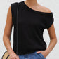 Women's Fashionable Knit Off-Shoulder Top