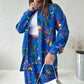 Floral Print Shirt & Wide-Leg Pants Set
