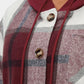 🍂Autumn Sales 49% OFF🔥Women's Plaid Button Down Fleece Lined Hooded Jackets Warm Coat
