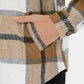 🍂Autumn Sales 49% OFF🔥Women's Plaid Button Down Fleece Lined Hooded Jackets Warm Coat