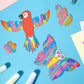 🎅20Pcs DIY Rainbow Scratch Art