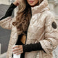 ❄️Winter Hot Sale 49%OFF:🧥 Women's Hooded Patchwork Cotton Jacket for Autumn & Winter