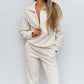 Women's Zip-Up Top & Pants 2-Piece Set