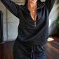 Women's Zip-Up Top & Pants 2-Piece Set
