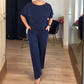 Elegant Longline Cardigan & Top & Pants 3-Pieces Set