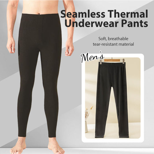 💥Christmas Sale 50% OFF👖Men's Seamless Thermal Underwear Pants ✨The warmest holiday gift!
