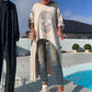 Women’s Stylish Top with Asymmetrical Hem